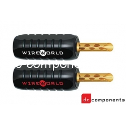 Wireworld GOLD BANANA Set Screw 10ga - 2 szt.