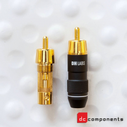 dh labs rca-2c - miedziany wtyk audio na kabel