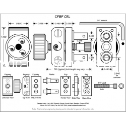 Cardas CPBP CRL - opatentowane terminale głośnikowe - rysunek